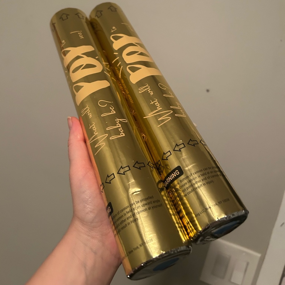 2 Baby Boy Gender Reveal Smoke Cannons